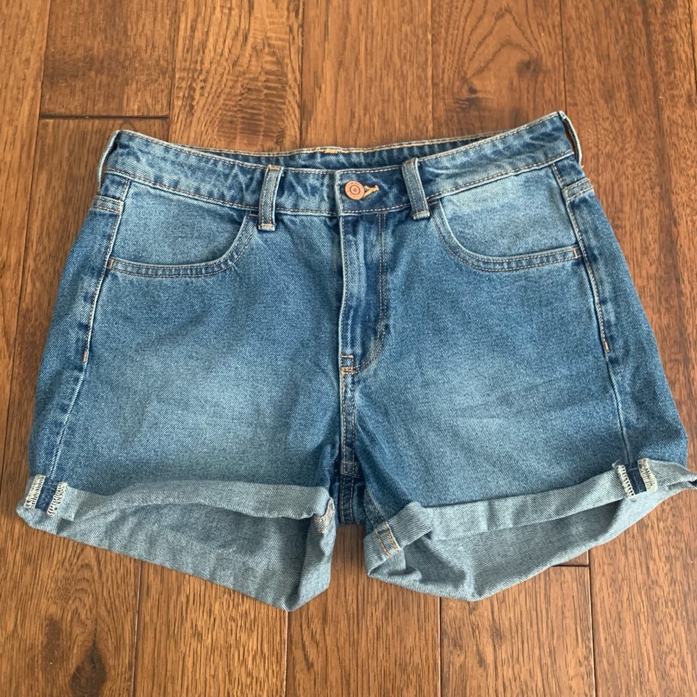 H&M Denim Cuff Shorts